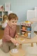 Деревянная кофемашина и магазин для детей Ecotoys 2-в-1, 26 аксессуаров