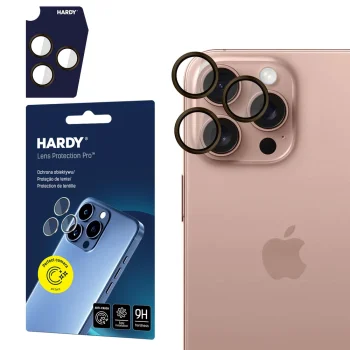 Apple iPhone 16 Pro /16 Max - HARDY Защита объектива Rose Brown