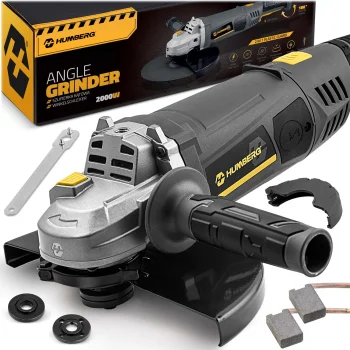 Leņķa slīpmašīna 2000W 230mm ar pakāpenisko palaišanu Humberg Hm-413