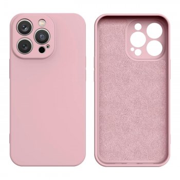 Apple iPhone 13 Pro 6.1'' Silicone Color Case Cover, Pink | Silikona Vāciņš Maciņš Apvalks Bampers