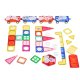 Magnētiskie Rotaļu Celtniecības Bloki Kluči Konstruktors 3D Puzle 72 gab. | Magnetic Building Blocks Bricks Tiles...