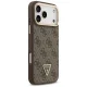 Чехол Guess 4G PU Triangle Logo & Stand Camera MagSafe для iPhone 17 Pro Max - коричневый