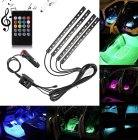 Car Interior RGB LED Strip Lights with Remote Control