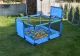 Детский манеж и сухой бассейн Nicekids с корзиной, 125 x 125 см, серый