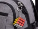 Mini Rubika kuba atslēgu piekariņš 3x3 izglītojoša rotaļlieta, daudzkrāsains