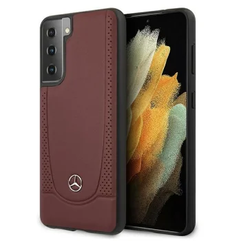 Чехол Mercedes для Samsung Galaxy S21+ Urban Line, красный