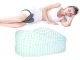 Ortopēdiskais ceļu spilvens gulēšanai uz sāniem, kāju separators ar atmiņas putām, pelēks