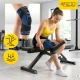 Эластичный фиксатор колена 4FIZJO XL, черно-зеленый