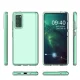 Vāciņš Samsung Galaxy A72 4G Spring Case, caurspīdīgs ar tumši zilu rāmi
