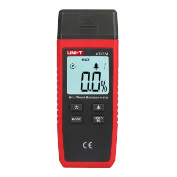 Влагомер для древесины UNI-T UT377A, красно-серый