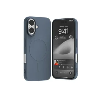 Mercury Semi-Silicone MagSafe vāciņš iPhone 16, gaiši zils