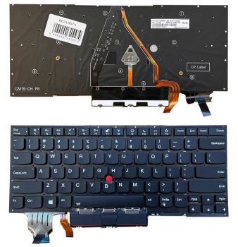 Lenovo ThinkPad X1 Carbon Gen 8 klaviatūra ar apgaismojumu, US