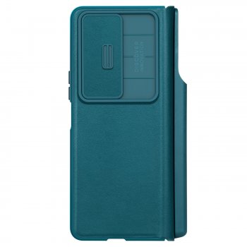 Samsung Galaxy Z Fold 4 (SM-F936) Nillkin Qin Leather Pro Book Cover Case, Green | Telefona Vāciņš Maciņš Apvalks...