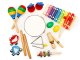 ECOTOYS 10-Piece Kids Musical Instrument Set with Backpack