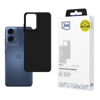 3mk Matt Case Motorola Moto G24 Power vāciņš, melns