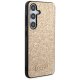 Чехол Guess для Samsung Galaxy S24 Glitter Script, золотистый