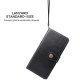 Google Pixel 4 XL PU Leather Stand Case Cover with Card Slot - Black