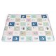 Ecotoys Double-Sided Educational Foam Play Mat for Kids, 180x150 cm