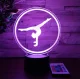 3D LED ночник \"Гимнаст\" с пультом ДУ