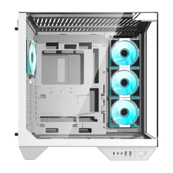 Компьютерный корпус Darkflash DY470 с 4 вентиляторами, белый