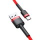 Baseus Cafule USB to USB Type C Data Charging Cable 3A 1m, Red+Black | Провод для Зарядки...