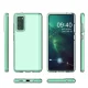 Vāciņš Samsung Galaxy A72 4G Spring Case, caurspīdīgs ar melnu apmali