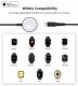 Choetech T319 MFI 5W wireless charger Apple Watch + USB-C cable - black