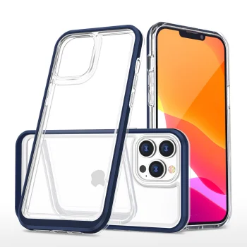 Чехол Hybrid Armor для iPhone 14 Pro Max Clear 3in1, синий