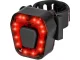 Задний велосипедный фонарь 14 LED, USB, красный свет, черный