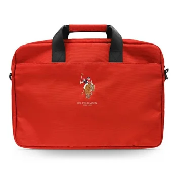 US Polo Assn. Polo Embroidery sülearvutikott kuni 16", punane