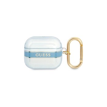 Guess GUA3HHTSB AirPods 3 cover blue/blue Strap Collection