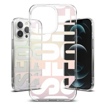 Apple iPhone 13 Pro Max 6.7'' Ringke Fusion Design PC Case with TPU Bumper, Transparent | Чехол Кейс...