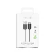 Puro USB-A uz microUSB kabelis 12W 2m PUCM12W2MTBLK, melns