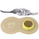 Neslīdošs Suņu Kaķu Mājdzīvnieku Trauku Paklājiņš, Bēšs | Dog Cat Bowl Mat