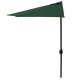 Half Patio Umbrella Wall Balcony 2.7m MultiGarden, Green