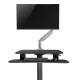 Maclean MC-848 regulējams augstuma galds (70-109 cm), melns