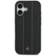 Кожаный чехол Mercedes Laurel Leaves Stripes MagSafe для iPhone 17 - Черный