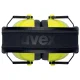 Наушники противошумные Uvex K20 HiViz, SNR 33 дБ, зелено-черные