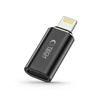 Tech-Protect UltraBoost Lightning (Male) / USB-C (Female) Adapter, Black
