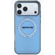 Чехол Mercedes AMG Urban Line MagSafe с подставкой для iPhone 18 / 17 Pro Max, синий