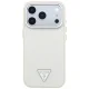 Чехол Guess Grained Triangle Logo MagSafe для iPhone 18 Pro / 17 Pro, бежевый