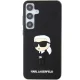 Karl Lagerfeld Samsung Galaxy S24 Plus vāciņš 3D Rubber Ikonik, melns
