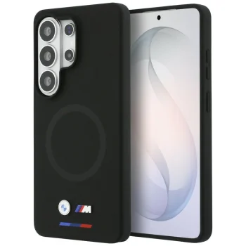 BMW M Silicone MagSafe vāciņš priekš Samsung Galaxy S26 Ultra, melns