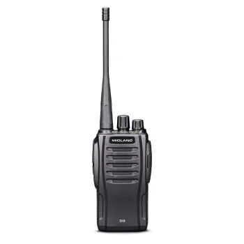 Midland D10 Digitālā DMR446 Rācija Melna
