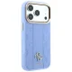 Guess Stripe Peony 4G Logo MagSafe vāciņš priekš iPhone 18 Pro / 17 Pro, gaiši zils