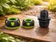 Garden Hose Connector 1/2\" and 3/4\" DIVODV Green/Black