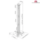 Maclean MC-517 S projektora griestu stiprinājums, 10kg, sudraba