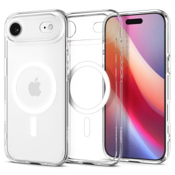 Чехол Spigen Ultra Hybrid Mag Magsafe для iPhone 17 / 17 Air, прозрачный/белый