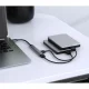 USB хаб 4 порта 3.0+2.0 в алюминиевом корпусе, серый