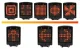Велосипедный LED-фонарь с поворотником и лазером